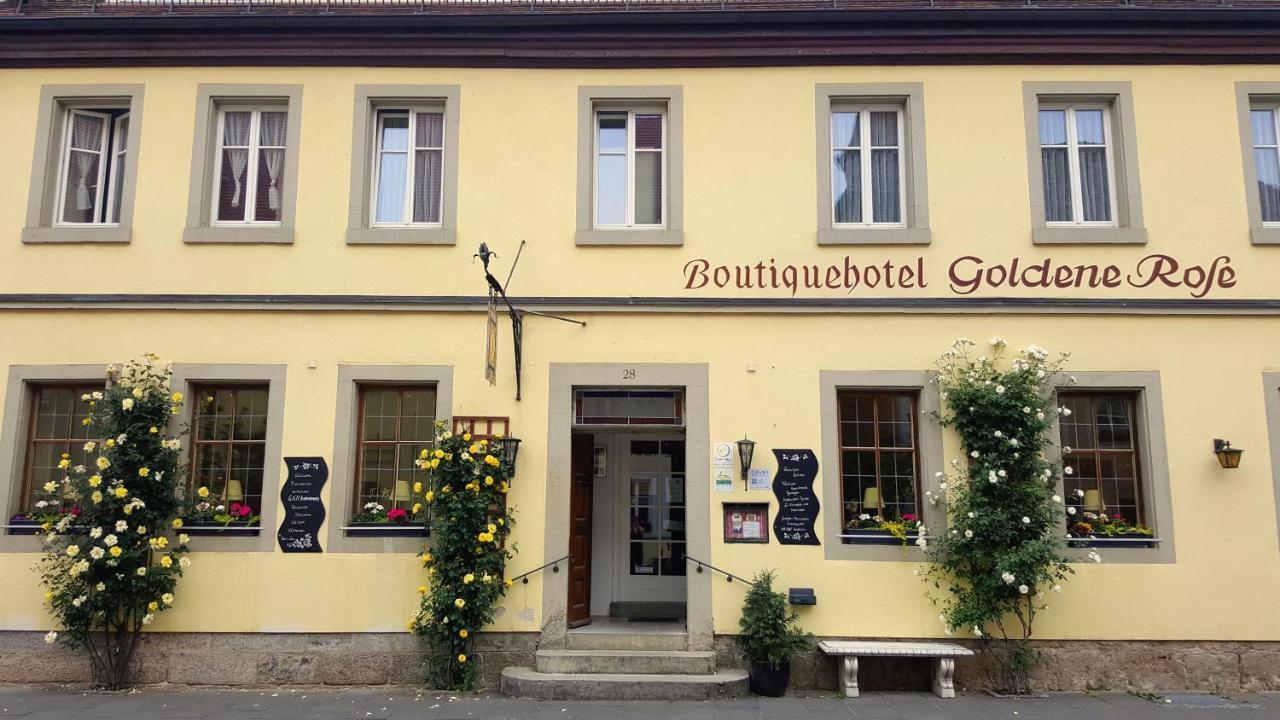 Boutiquehotel Goldene Rose - Self-Check-In Rothenburg ob der Tauber Bagian luar foto