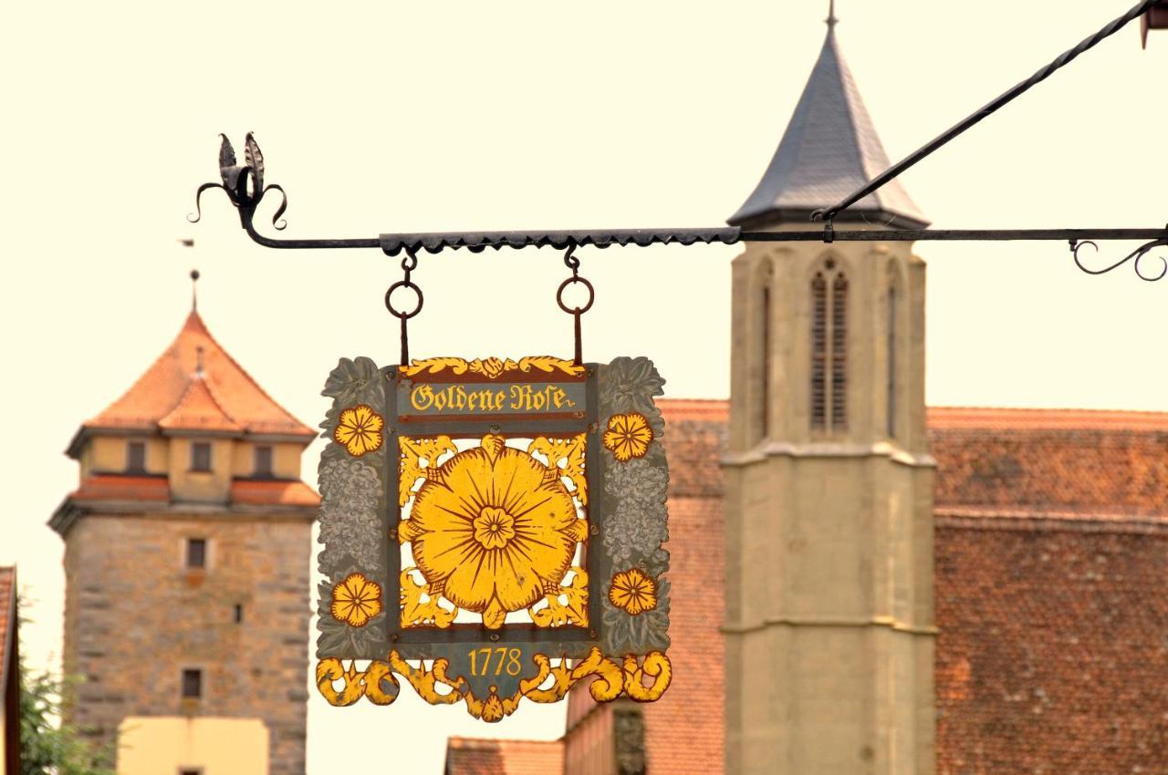 Boutiquehotel Goldene Rose - Self-Check-In Rothenburg ob der Tauber Bagian luar foto
