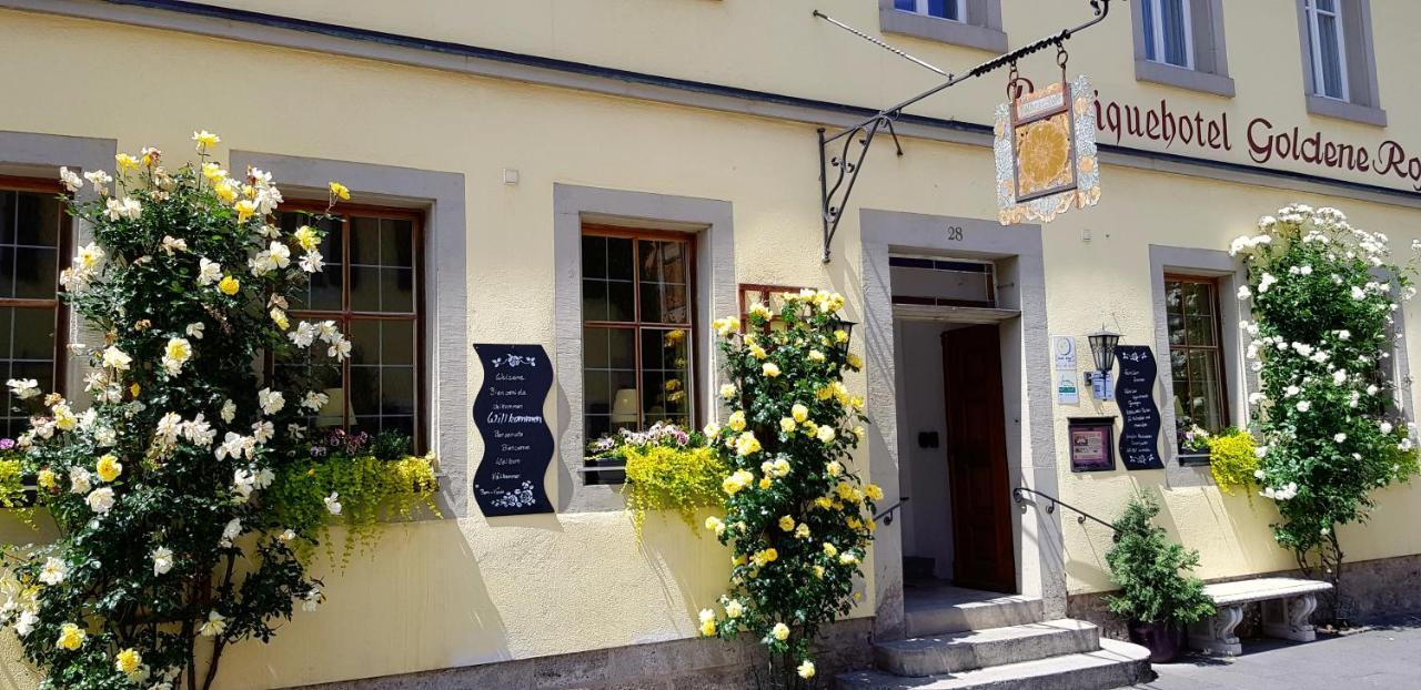Boutiquehotel Goldene Rose - Self-Check-In Rothenburg ob der Tauber Bagian luar foto